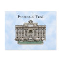 Postcard: Fontana di Trevi: Trevi Fountain