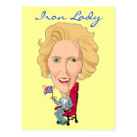 Postcard Former British Prime Minister Iron Lady