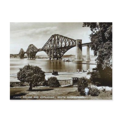 Postcard, Forth Bridge, Scotland by gregoryolney2
