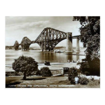 Postcard, Forth Bridge, Scotland