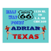 Postcard Get Your Kicks On Route 66 - Road Trip PC postcards