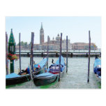 Postcard - Gondolas at  San Marco CLR