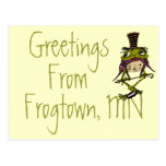 Postcard Greetings From Frogtown St Paul MN Cute