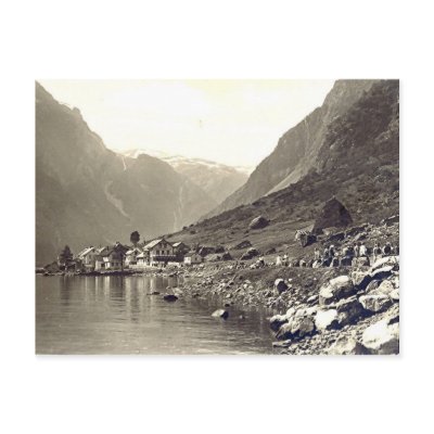 Postcard, Gudvangen, Norway by gregoryolney2