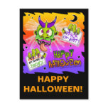 Postcard - HALLOWEEN BOOGEYMAN MONSTER