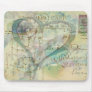 Postcard Heart Mousepad