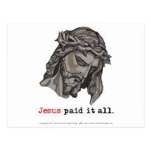 Postcard HZ Paid It All (Saviour 3)