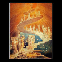 Postcard: Jacob's Ladder - William Blake postcards