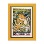 Postcard: L'Ermitage - Art Nouveau Postcard