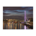 Postcard : London Eye and Thames River at night