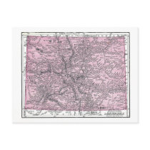 Postcard:  Map of Colorado, 1921