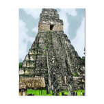 Postcard:  Mayan Temple at Tikal, Guatemala