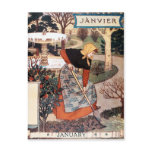 Postcard: Month of January - Janvier