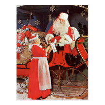 Postcard - Mrs. Santa