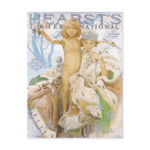 Postcard:  Mucha Magazine Illustration