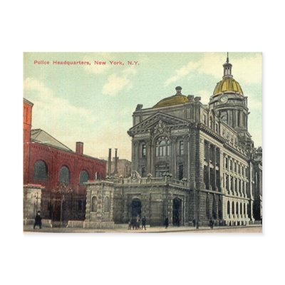 Postcard, Police Headquarters, New York City, 1911 by gregoryolney2