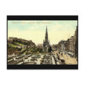 Postcard, Princes Street, Edinburgh