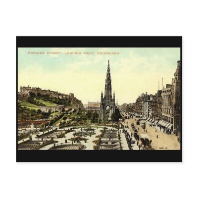 Postcard, Princes Street, Edinburgh by gregoryolney2