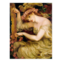 Postcard: Rossetti - Sea Spell