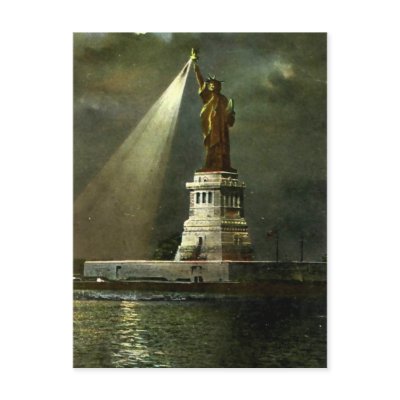 Postcard - Statue of Liberty by gregoryolney2