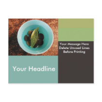 Postcard Template-Geometric Bowl