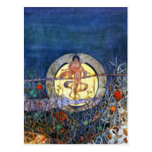 Postcard: The Harvest Moon