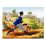 Postcard:  The Hobby Horse:  Bicycle Prototype