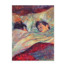 Postcard:  Toulouse-Lautrec  "In Bed"