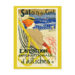 Postcard:  Toulouse Lautrec  - Salon des Cent