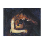 Postcard: Vampire by Edvard Munch