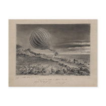 Postcard-Vintage Art-Hot Air Balloons 8