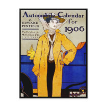 Postcard: Vintage - Auto Calendar - Penfield