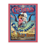 Postcard: Vintage Bicycle Art - Cyclist Year Book