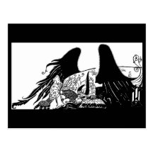 Postcard-Vintage Illustration-Aubrey Beardsley 24
