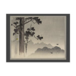 Postcard-Vintage Japanese Art-Jumoku ni suzu