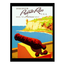 Postcard-Vintage Travel-Puerto Rico