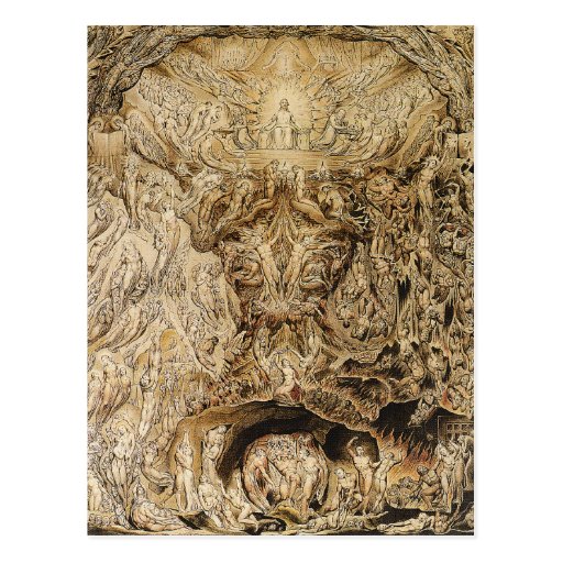 Postcard: Vision of the Last Judgement - Blake