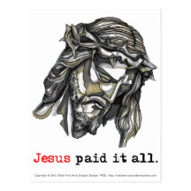 Postcard VT Paid it all (Saviour 1)