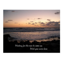 Postcard - Waiting for the sun to come up