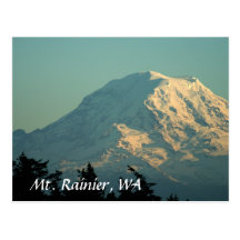 Postcard: Winter Mt. Rainier
