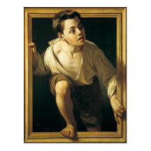 Postcard with Classic Painting