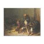 Postcard With Cute Dog Painting
