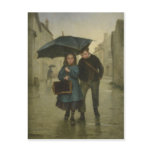 Postcard With Edouard Frere Painting