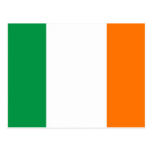 Postcard with Flag of Ireland
