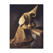 Postcard With Francisco de Zurbaran Painting