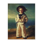 Postcard With Franz Winterhalter Painting