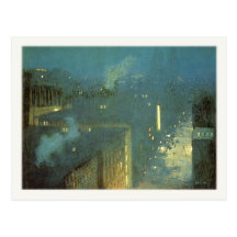 Postcard With Queensboro Bridge Painting