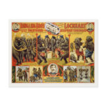 Postcard with Ringling Bro's Poster Print