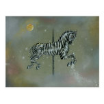 Postcards - Carousel Zebra