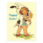 Postcards Easter Greetings PC Cute Vintage Style